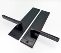 Magnetic Decorative Garage Door Handles, Modern Matte Black Garage Door Hardware, Exterior Faux Pull Handles, No Drill Magnetic Installation, Easy Home Upgrade for Steel Garage Doors