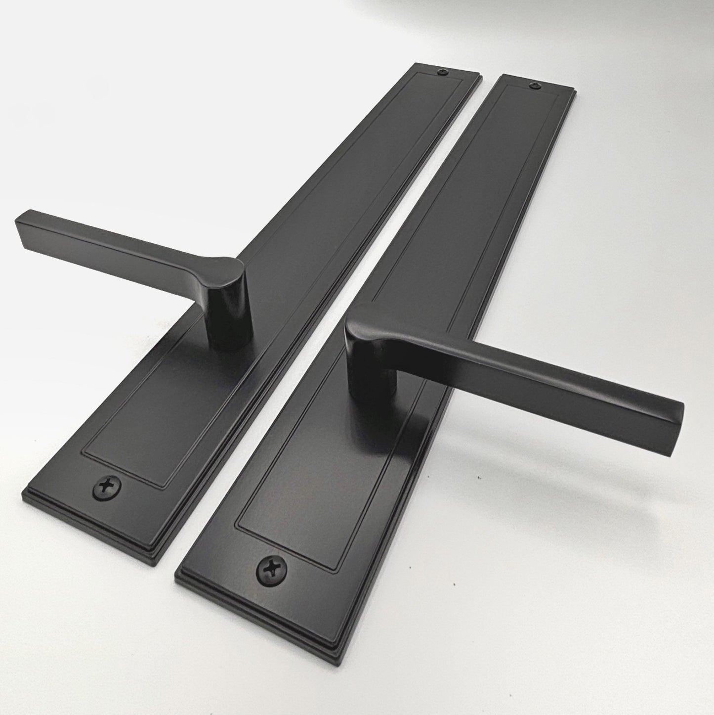 Magnetic Decorative Garage Door Handles, Modern Matte Black Garage Door Hardware, Exterior Faux Pull Handles, No Drill Magnetic Installation, Easy Home Upgrade for Steel Garage Doors