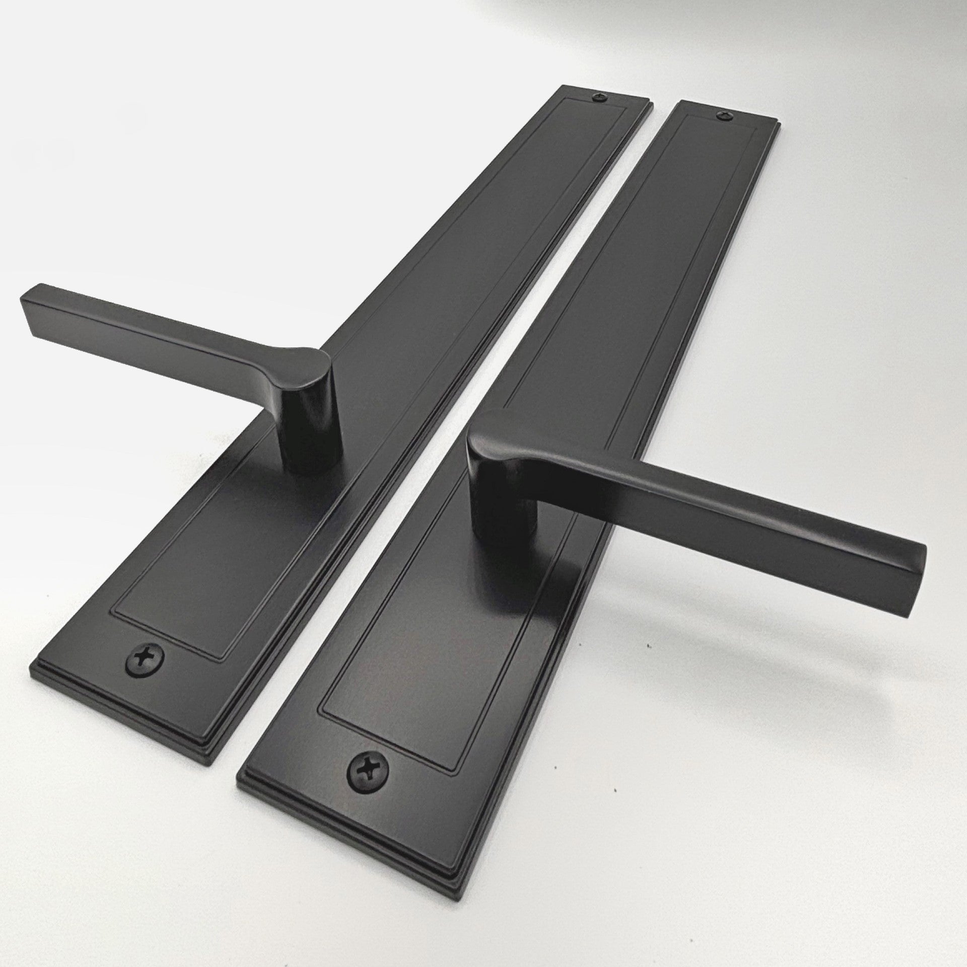 Magnetic Decorative Garage Door Handles, Modern Matte Black Garage Door Hardware, Exterior Faux Pull Handles, No Drill Magnetic Installation, Easy Home Upgrade for Steel Garage Doors