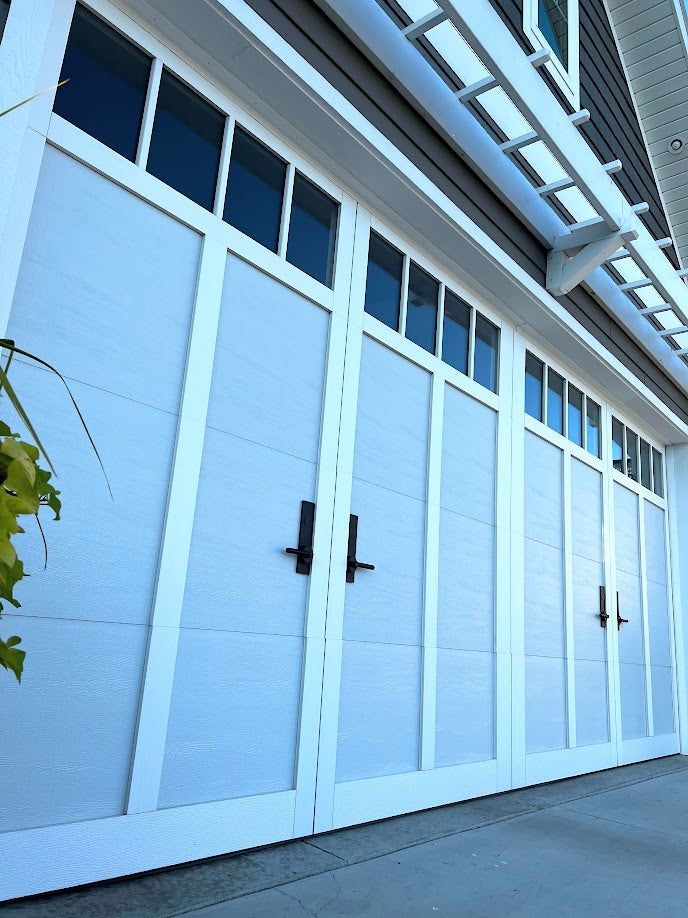 Modern magnetic decorative garage door handles hardware hinges