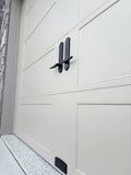 Garage Door Decorative Hardware Magnetic Handles, Modern Matte Black Exterior Garage Door Accents, Faux Pull Handles, No Drill Magnetic Installation, Instant Home Upgrade